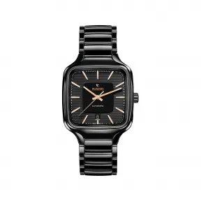 雷达/Rado True Square Automatic 38.0MM 高科技陶瓷  钛金属 / PVD 自动机械机芯 中性 R27078172