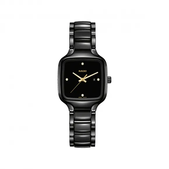 雷达/Rado True Square Diamonds 石英机芯 女表 R27080722