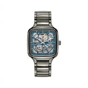雷达/Rado True Square Automatic Open Heart 自动机械腕表 男表 R27083202