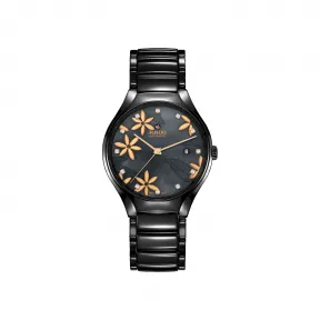 雷达/Rado True Great Gardens Of The World 系列 40.0mm 高科技陶瓷 自动机械腕表 女表 R27109902