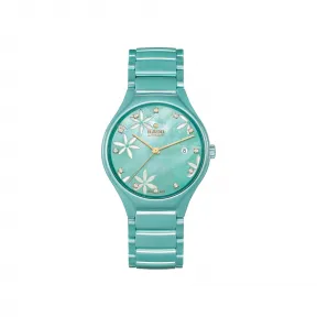 雷达/Rado True Great Gardens Of The World 系列 40.0mm 高科技陶瓷 自动机械腕表 女表 R27114902