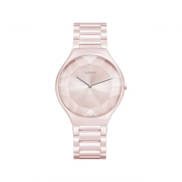 雷达/Rado TRUE THINLINE 真薄系列 39MM 陶瓷 其他 石英 女表 R27120402