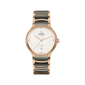 雷达/Rado Centrix Automatic Diamonds 39.5MM 精钢  精钢 / PVD 自动机械机芯 中性 R30017722