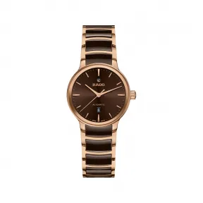 雷达/Rado Centrix Automatic 30.5MM 精钢  精钢 / PVD 自动机械机芯 女表 R30019302