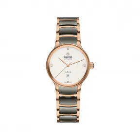 雷达/Rado Centrix Automatic Diamonds 30.5MM 精钢  精钢 / PVD 自动机械机芯 女表 R30019722