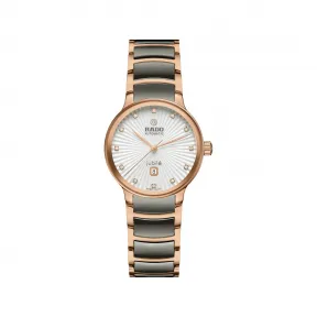 雷达/Rado Centrix Automatic Diamonds 30.5MM 精钢  精钢 / PVD 自动机械机芯 女表 R30019742