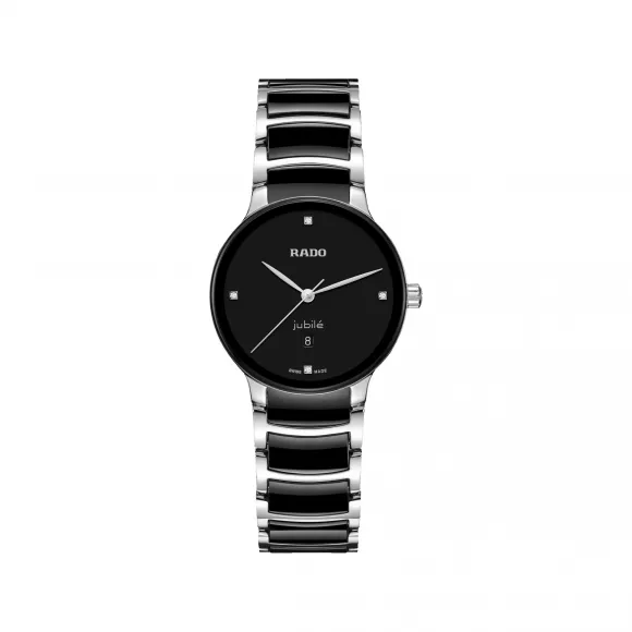 雷达/Rado Centrix Diamonds 30.5MM 精钢 石英机芯 女表 R30026712
