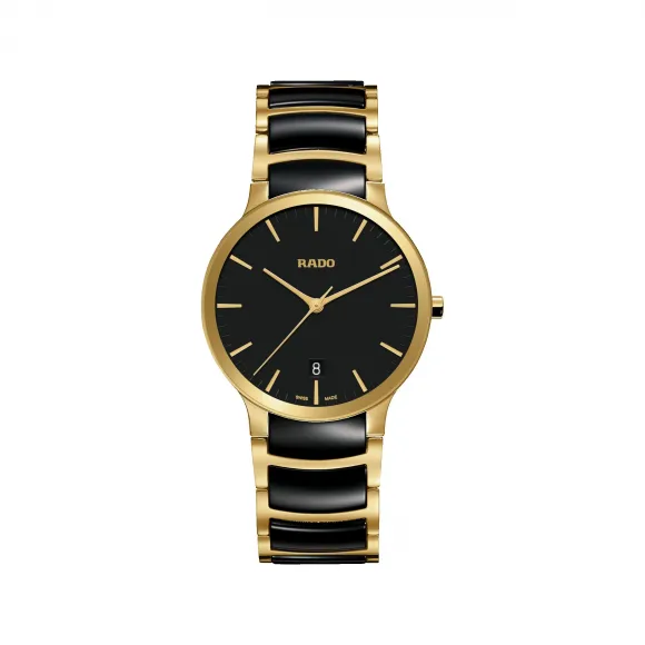 雷达/Rado 晶萃 Centrix系列 精钢/PVD,精钢 石英机芯 男表 手表 R30527172