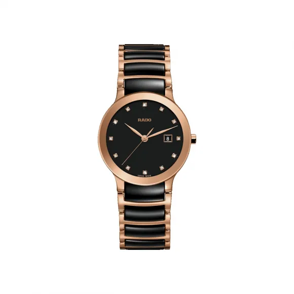 雷达/Rado Rado瑞士雷达表Centrix晶萃系列镶钻腕表 石英机芯 女表 R30555732