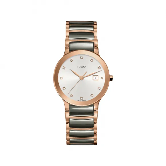 雷达/Rado Rado瑞士雷达表Centrix晶萃系列镶钻腕表 石英机芯 女表 R30555762