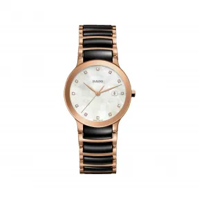 雷达/Rado Centrix 系列 28.0MM 不锈钢 不锈钢 / PVD 石英 女表 R30555912