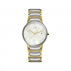 雷达/Rado Centrix Diamonds 系列 38.0MM 不锈钢 不锈钢 / PVD 石英 中性表 R30931923