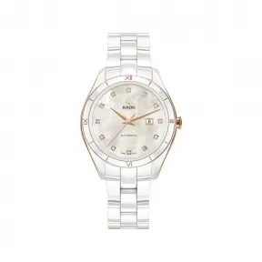 雷达/Rado HyperChrome Automatic Diamonds系列 36.0MM 高科技陶瓷 自动机械机芯 女表 R32033902