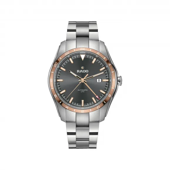 雷达/Rado HyperChrome Automatic UTC系列 44.0MM 精钢 自动机械机芯 男表 R32050163