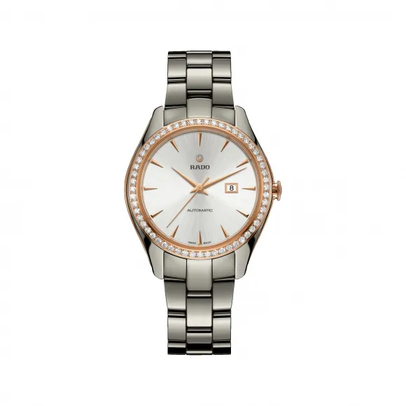 雷达/Rado 皓星 HyperChrome 系列 等离子高科技陶瓷,精钢/PVD 自动机械机芯 女表 手表 R32052012