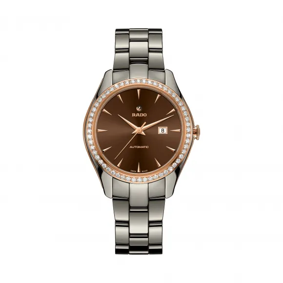 雷达/Rado 皓星 HyperChrome 系列 等离子高科技陶瓷,精钢/PVD 自动机械机芯 女表 手表 R32052302