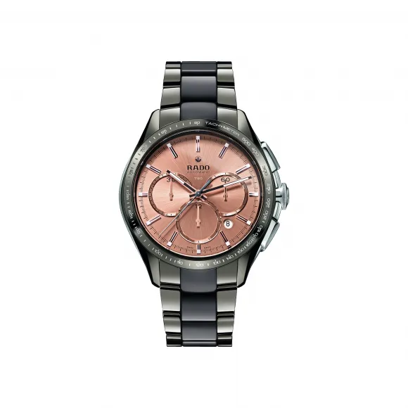 雷达/Rado HyperChrome Automatic Diamonds 系列 45.0mm 等离子高科技陶瓷 自动机械腕表 男表 R32120698