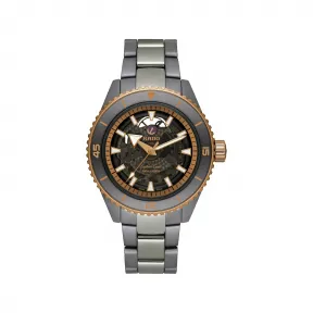 雷达/Rado Captain Cook Hrithik Roshan Special Edition 系列 43MM 高科技陶瓷 等离子高科技陶瓷 不锈钢 / PVD 自动机械机芯 男表 R32128162