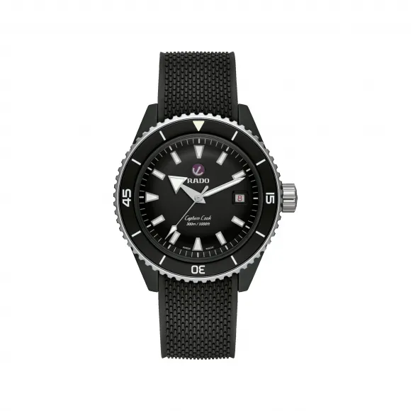 雷达/Rado 库克船长系列 高科技陶瓷 43.0 MM 自动机械腕表 男表 R32129158