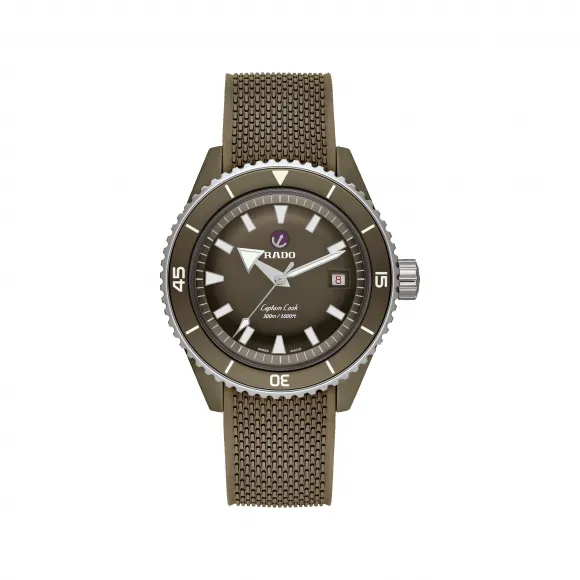 雷达/Rado 库克船长系列 高科技陶瓷 43.0 MM 自动机械腕表 男表 R32130318