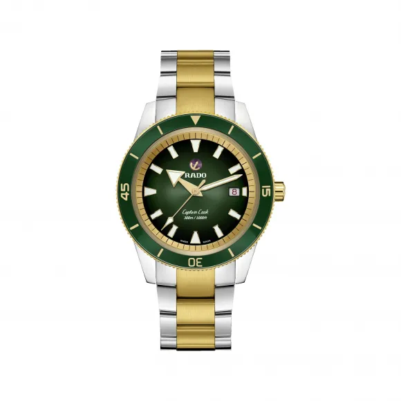 雷达/Rado Captain Cook Automatic 42.0MM 高科技陶瓷  精钢  精钢 / PVD 自动机械机芯 男表 R32138303