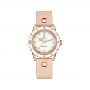 雷达/Rado 黄色皮革表带 系列 37.0mm  自动机械腕表 女表 R32139708