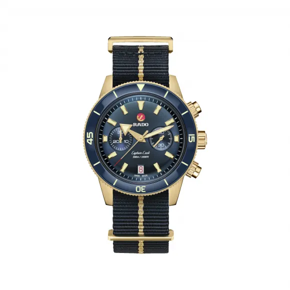 雷达/Rado 库克船长系列 青铜 43.0 MM 自动机械腕表 男表 R32146208