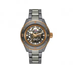 雷达/Rado Captain Cook High-Tech Ceramic Skeleton 43.0MM 高科技陶瓷 自动机械机芯 男表 R32148162