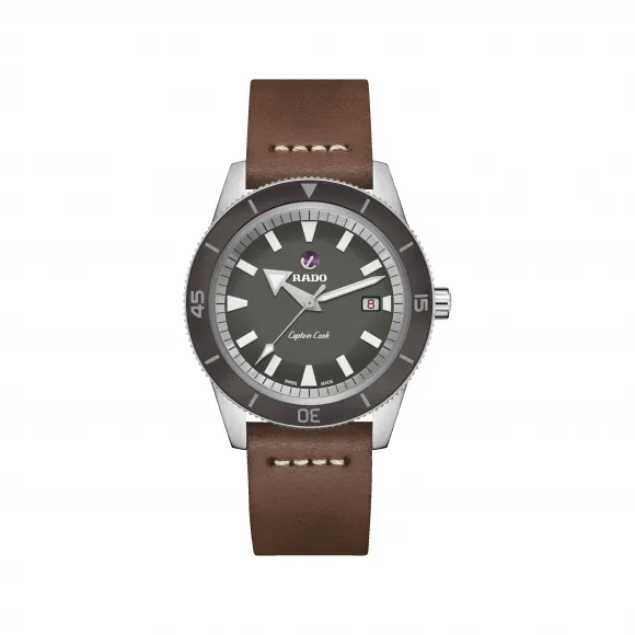 雷达/Rado 库克船长系列 精钢 42.0 MM 自动机械腕表 男表 R32505019