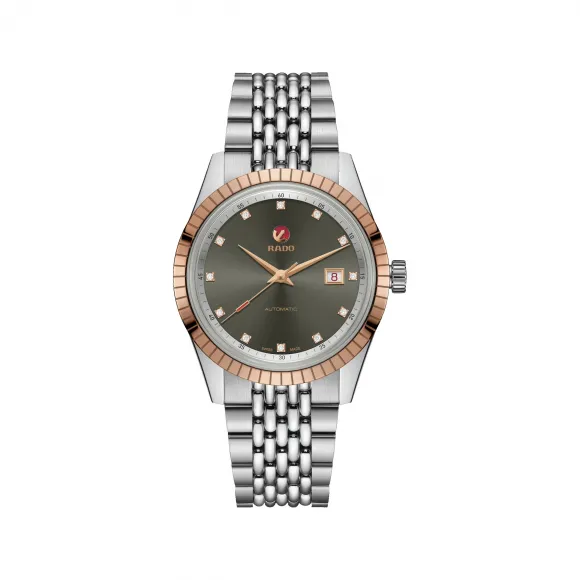 雷达/Rado 金马 Golden Horse 系列 精钢,Ceramos™金属陶瓷 自动机械机芯 男表 手表 R33100703