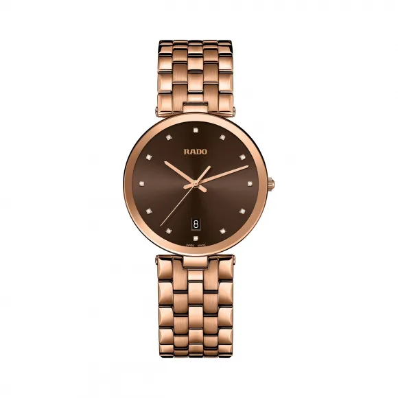 雷达/Rado Rado瑞士雷达表Florence佛罗伦萨系列镶钻腕表 石英机芯 女表 R48889743