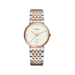 雷达/Rado Florence Classic Diamonds系列 38.0MM 精钢 石英机芯 男表 R48912723
