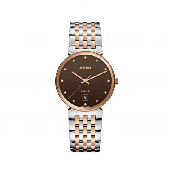 雷达/Rado Florence Classic Diamonds 38.0MM 精钢  精钢 / PVD 石英机芯 中性 R48912763