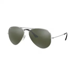 Ray-Ban 雷朋 飞行员·反光镜面 RB3025 银色 - 金属 - 银色 镜片 - 0RB3025003/4062