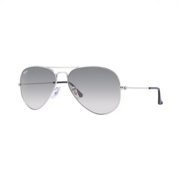 Ray-Ban 雷朋 飞行员·渐变 RB3025 银色 - 金属 - 浅灰色镜片 镜片 - 0RB3025003/3258