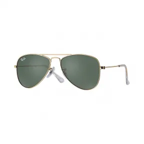 Ray-Ban 雷朋 儿童飞行员款 RB9506S 金 - 金属 - 绿色 镜片 - 0RJ9506S223/7150