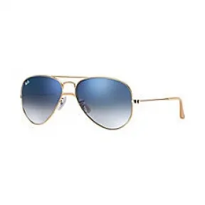 Ray-Ban 雷朋 飞行员·渐变 RB3025 金 - 金属 - 浅蓝色 镜片 - 0RB3025001/3F58