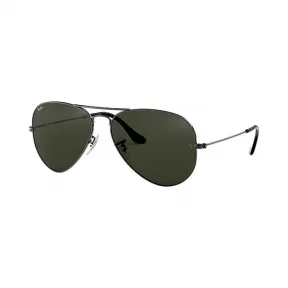 Ray-Ban 雷朋 飞行员·经典 RB3025 枪色 - 金属 - 绿色 镜片 - 0RB3025W087958