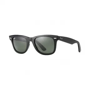 Ray-Ban 雷朋 经典徒步旅行者·经典 RB2140F 黑色 - 醋酸纤维 - 绿色 镜片 - 0RB2140F90154