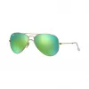 Ray-Ban 雷朋 飞行员·炫彩镜片 RB3025 金 - 金属 - 绿色 镜片 - 0RB3025112/1958