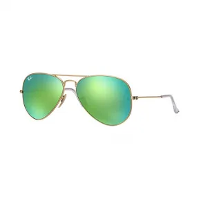 Ray-Ban 雷朋 飞行员·炫彩镜片 RB3025 金 - 金属 - 绿色 镜片 - 0RB3025112/1958