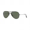 Ray-Ban 雷朋 飞行员·全色 RB3025JM 黑色 - 金属 - 绿色 镜片 - 0RB3025JM00258