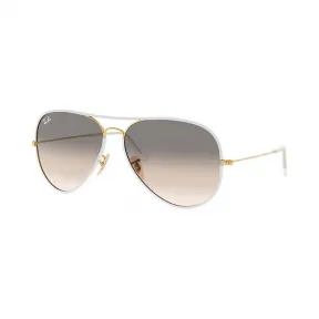 Ray-Ban 雷朋 飞行员·全色 RB3025JM 白色 - 金属 - 浅灰色镜片 镜片 - 0RB3025JM146/3258