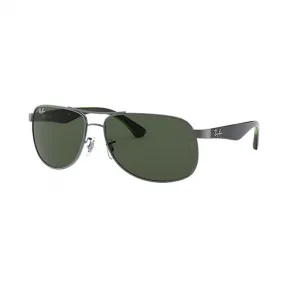 Ray-Ban 雷朋 RB3502 枪色 - 金属 - 绿色 镜片 - 0RB350202961