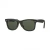 Ray-Ban 雷朋 经典徒步旅行者·牛仔 RB2140F Black Denim - 醋酸纤维 - 绿色 镜片 - 0RB2140F116252