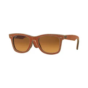 Ray-Ban 雷朋 经典徒步旅行者·牛仔 RB2140F Orange Denim - 醋酸纤维 - 橘色 镜片 - 0RB2140F11653C52