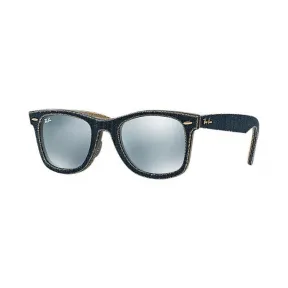 Ray-Ban 雷朋 经典徒步旅行者·牛仔 RB2140F Blue Denim - 醋酸纤维 - 银色 镜片 - 0RB2140F11943052