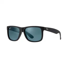 Ray-Ban 雷朋 贾斯丁·经典 RB4165F 黑色 - 尼龙 - 蓝色 偏光镜片 - 0RB4165F622/2V55
