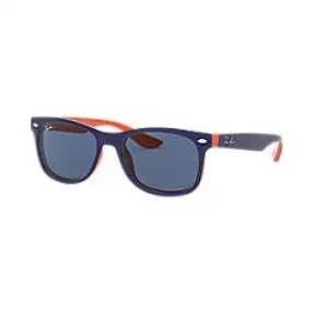 Ray-Ban 雷朋 新徒步旅行者·儿童 RB9052SF 蓝色 - 注塑 - 蓝色 镜片 - 0RJ9052SF178/8050