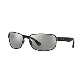 Ray-Ban 雷朋 Rb3566 Chromance RB3566CH 黑色 - 金属 - 银色 偏光镜片 - 0RB3566CH002/5J65